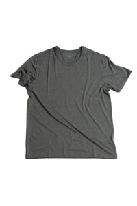 Marled Heather Grey Poly/Spandex Tee