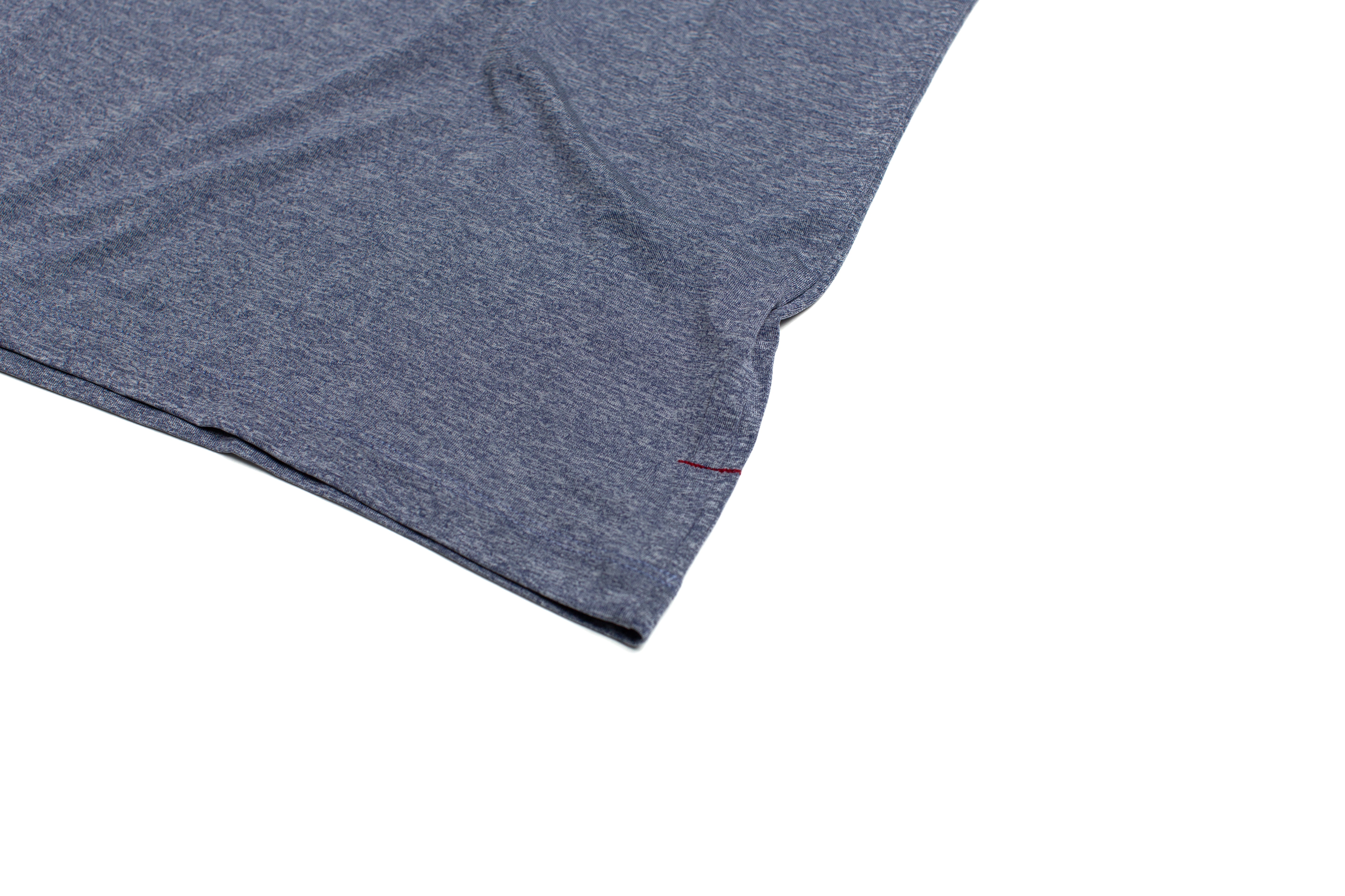 Marled Heather Navy Poly/Spandex Tee