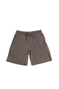 Heather Cotton/Modal/Spandex Short in Coffee