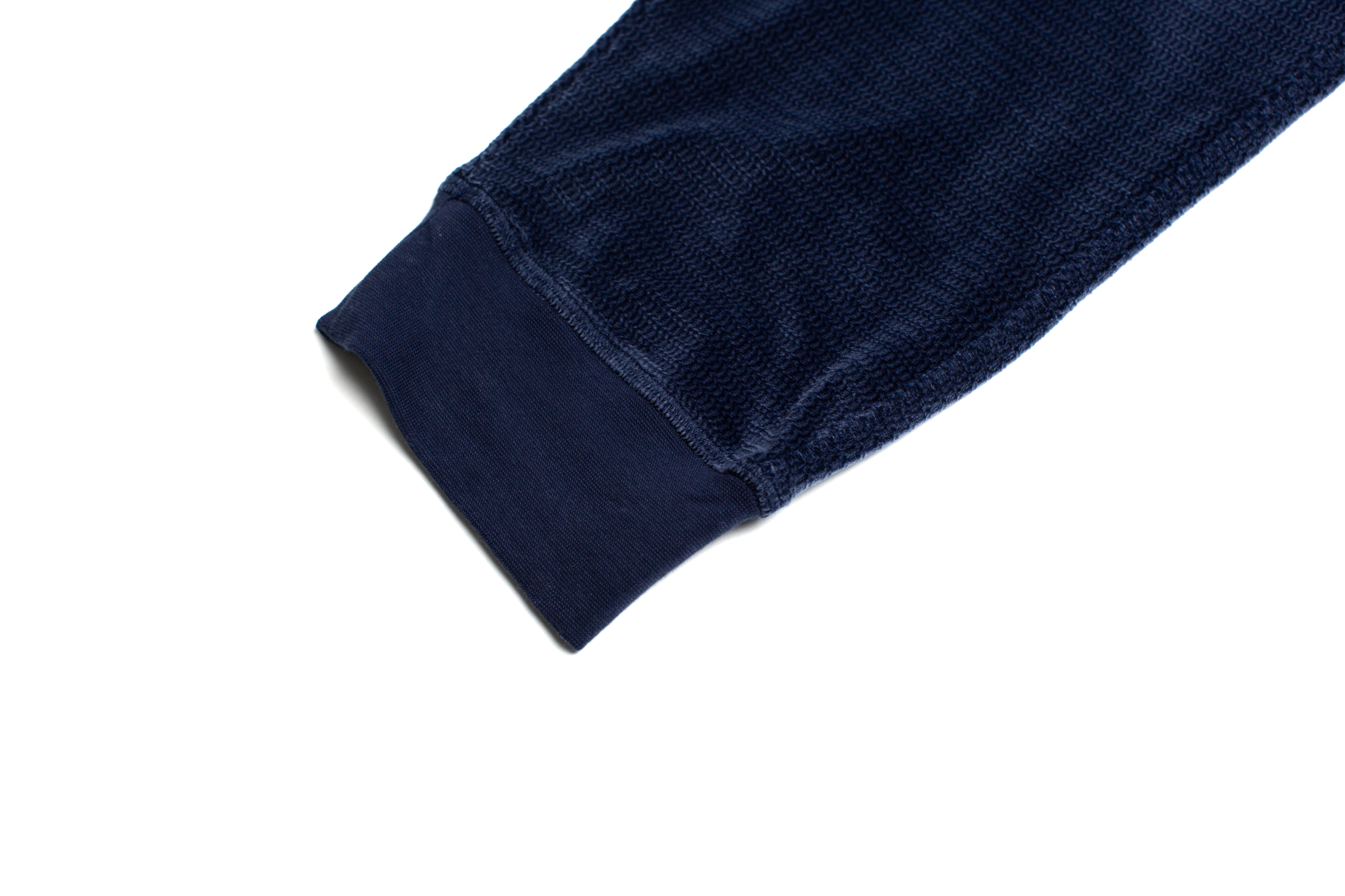 Chainlink Brushed Poly/Spandex Velour Navy Jogger