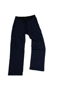 100% Peruvian Pima Cotton Contrast Waist Replenishment Midnight Pant