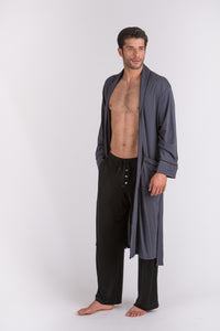 100% Peruvian Pima Cotton Ink Robe