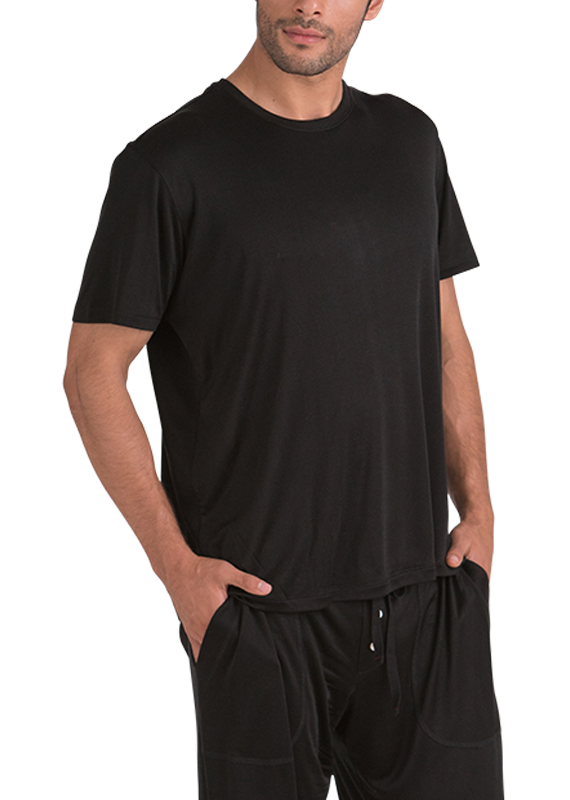 100% Silk Short Sleeve T-shirt