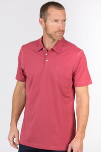 100% Peruvian Pima Cotton Luxe Finish 3 Button Polo - <i> 7 available colors </i>