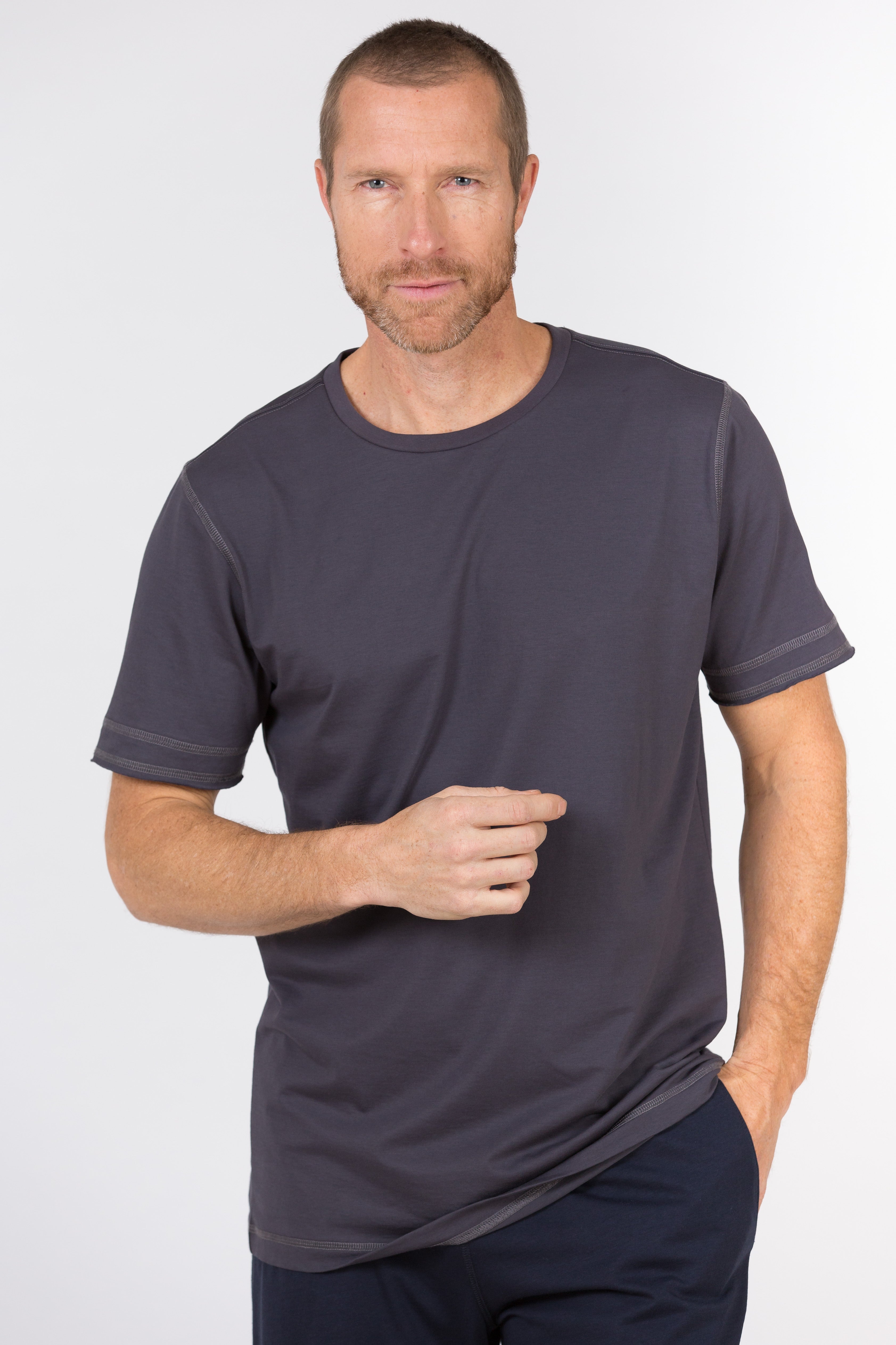 100% Peruvian Pima Cotton Luxe Crewneck - <i> 7 colors available </i>