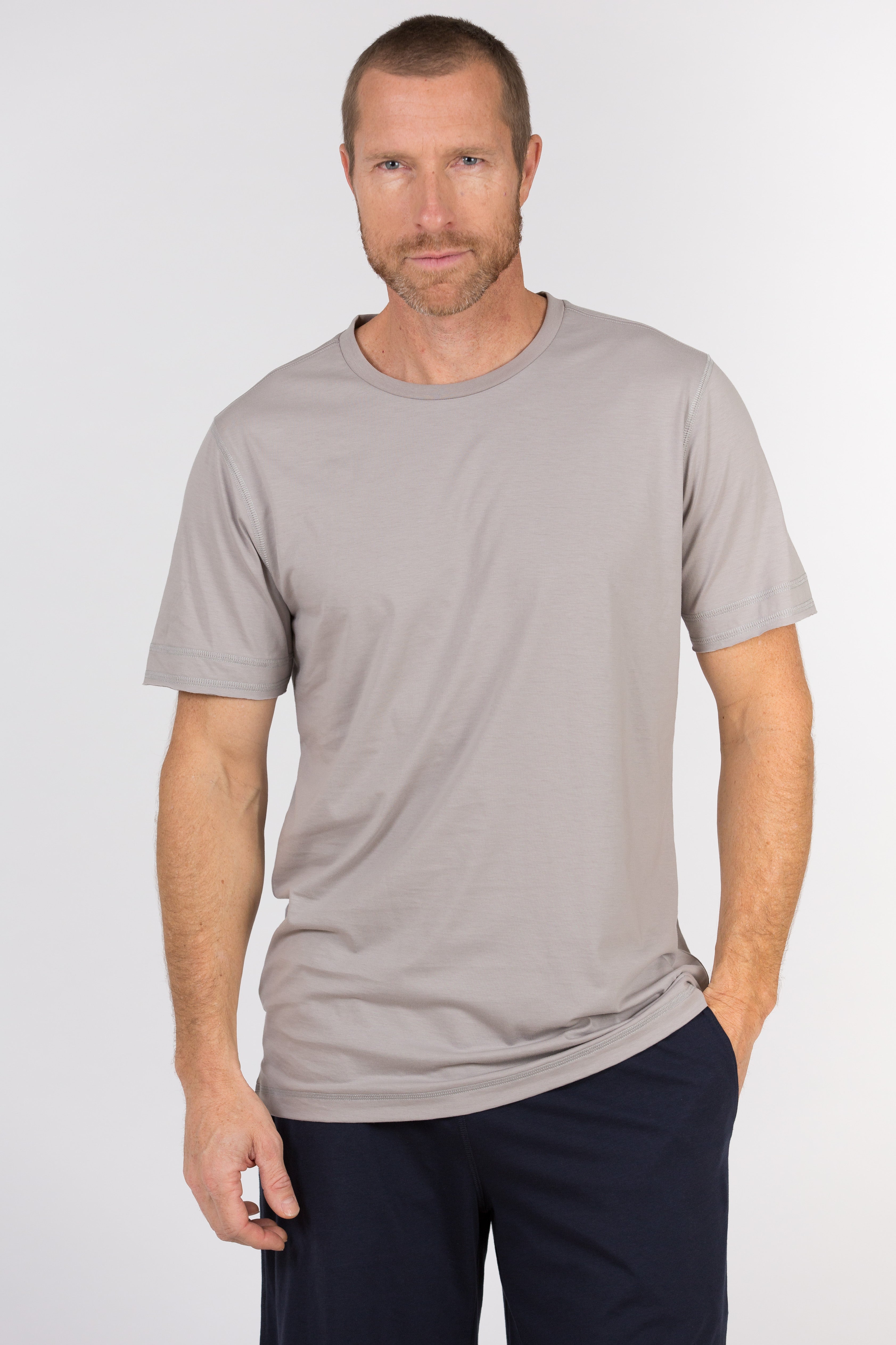 100% Peruvian Pima Cotton Luxe Crewneck - <i> 7 colors available </i>