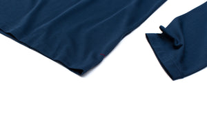 Super Fine Cotton/Spandex Long Sleeve - Dust Blue