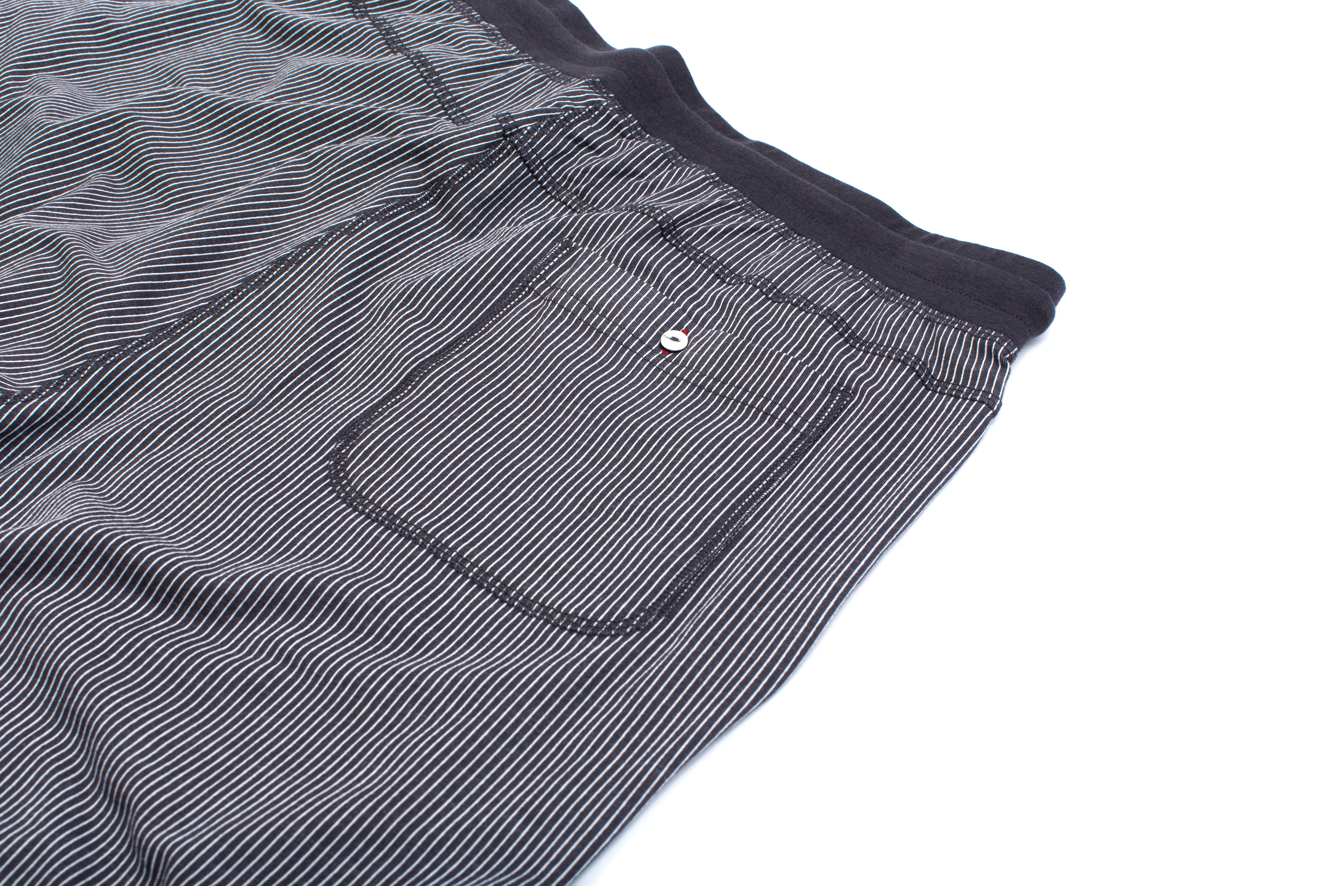 Striped Cotton/Modal/Spandex Short