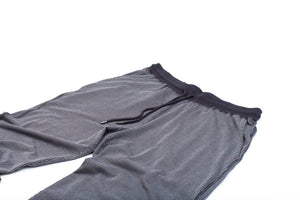 Striped Cotton/Modal/Spandex Cuffed Pant