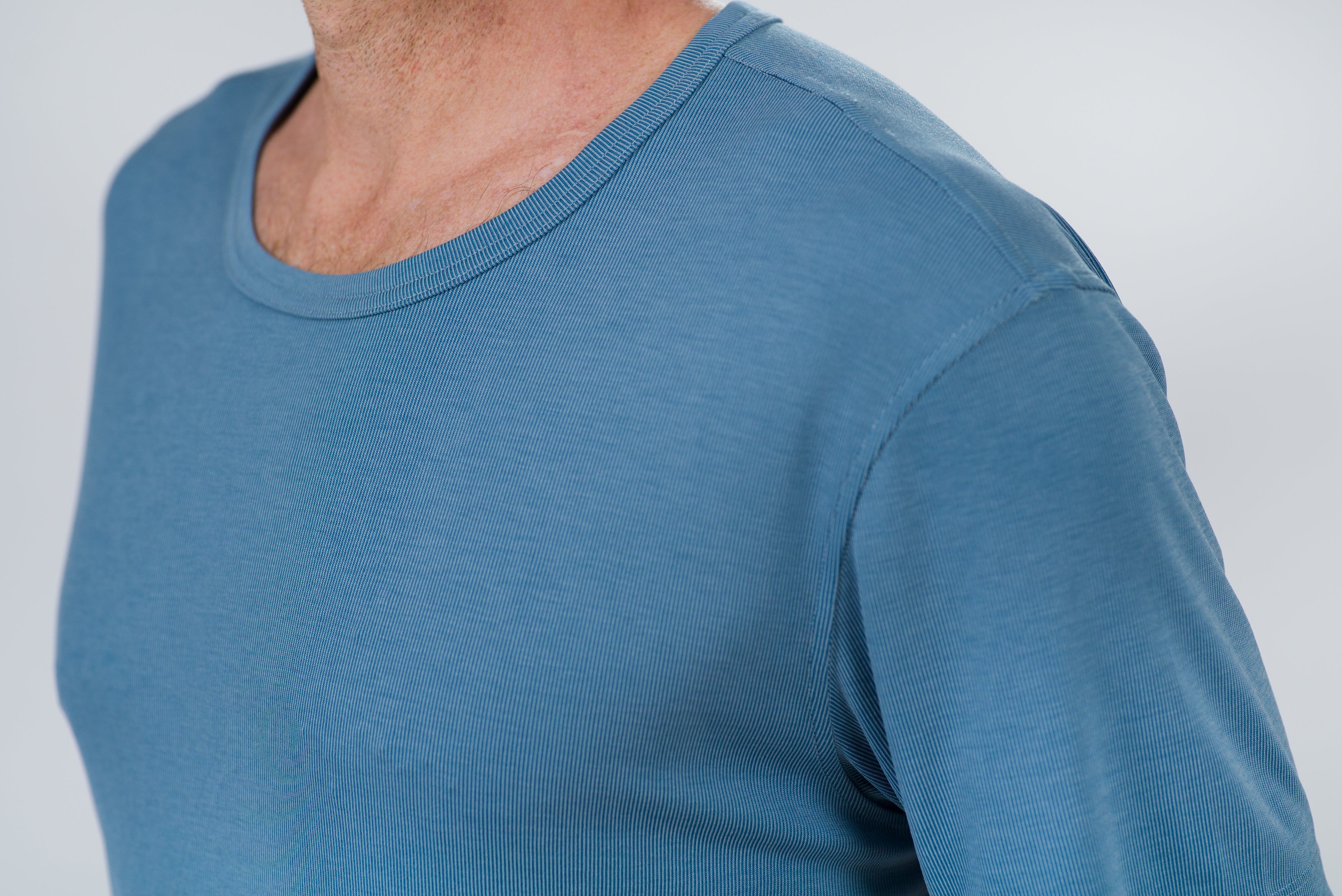 Ribbed Modal/Poly Short Sleeve Tee