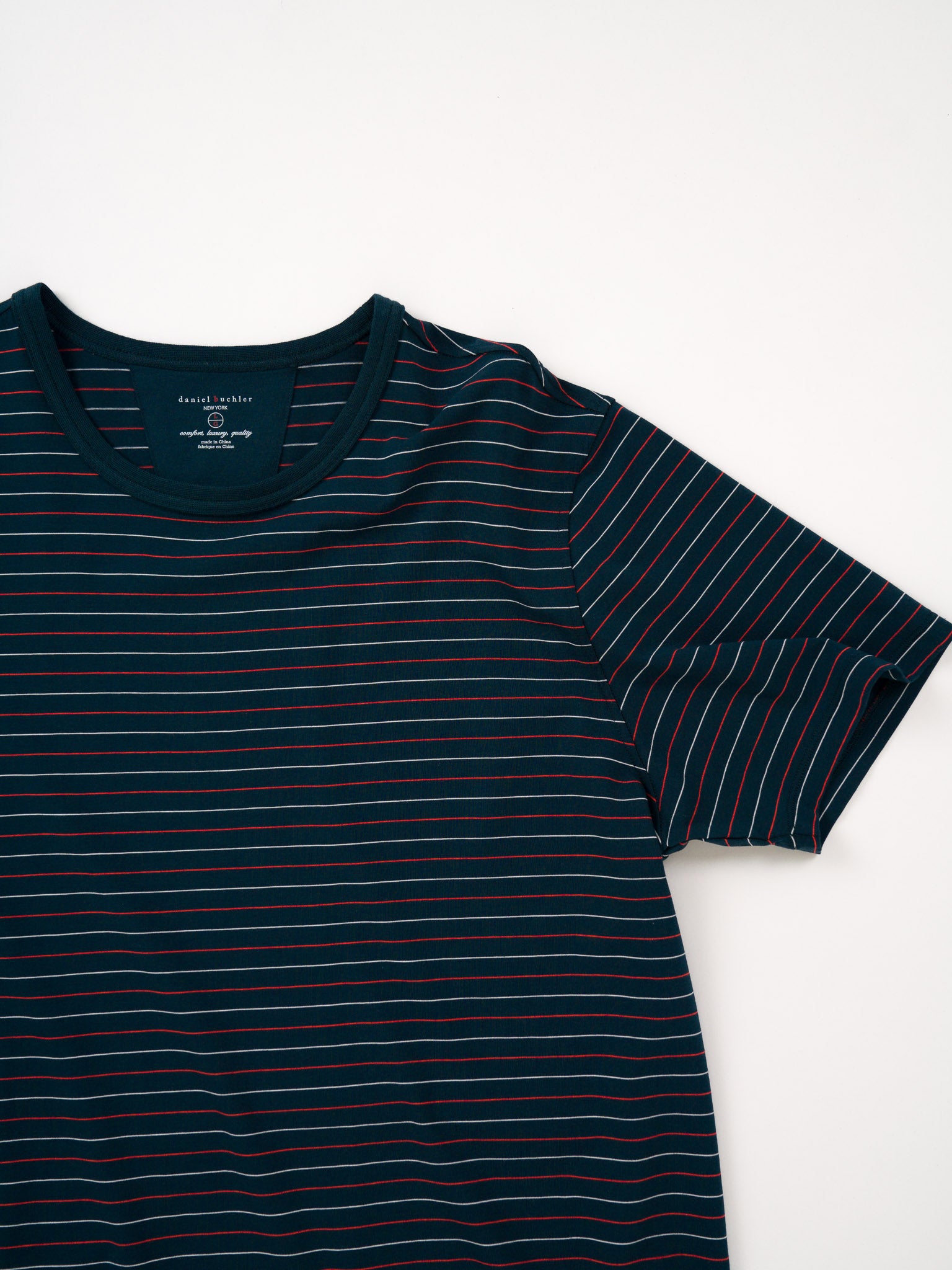 Striped Cotton/Modal T-Shirt