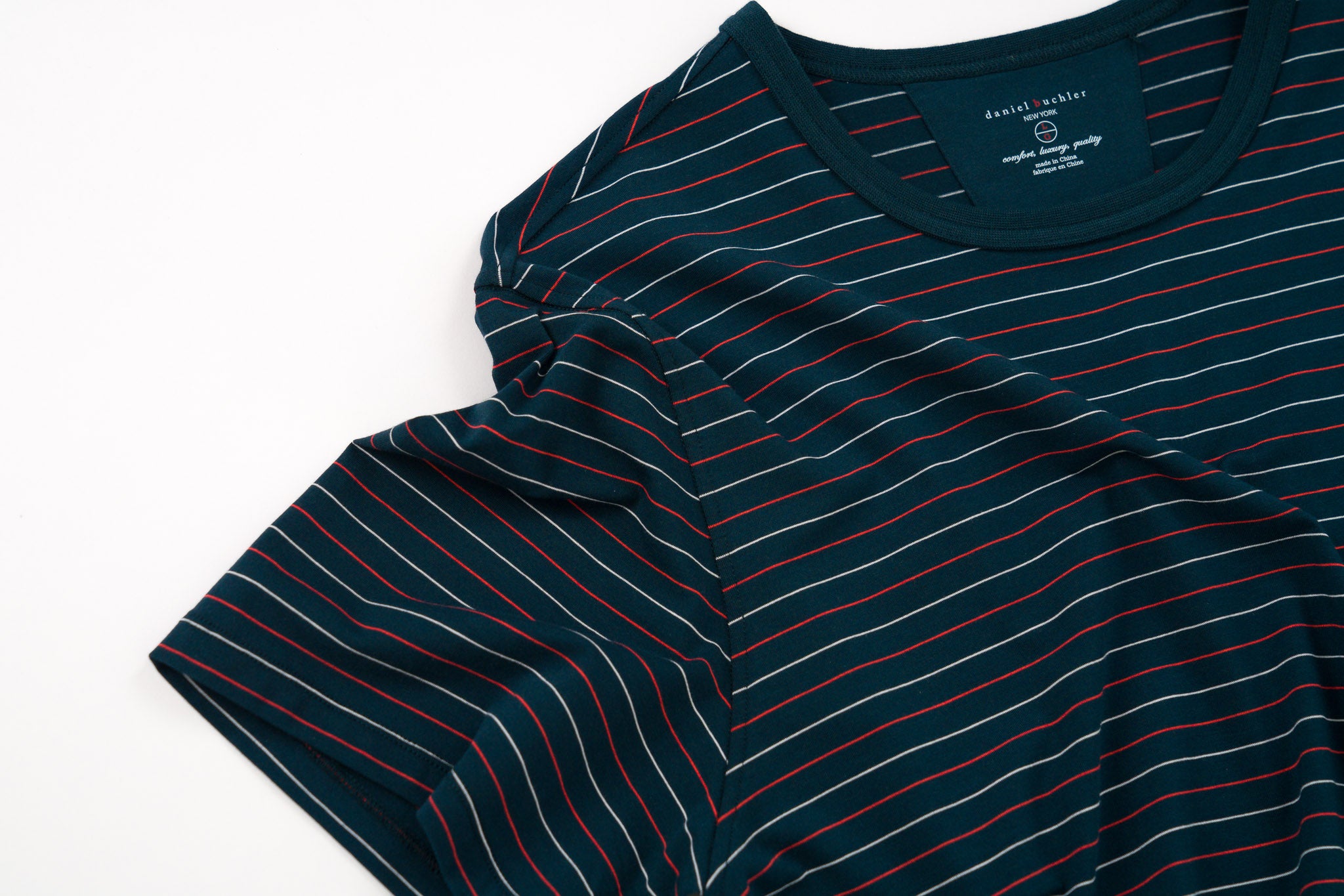 Striped Cotton/Modal T-Shirt