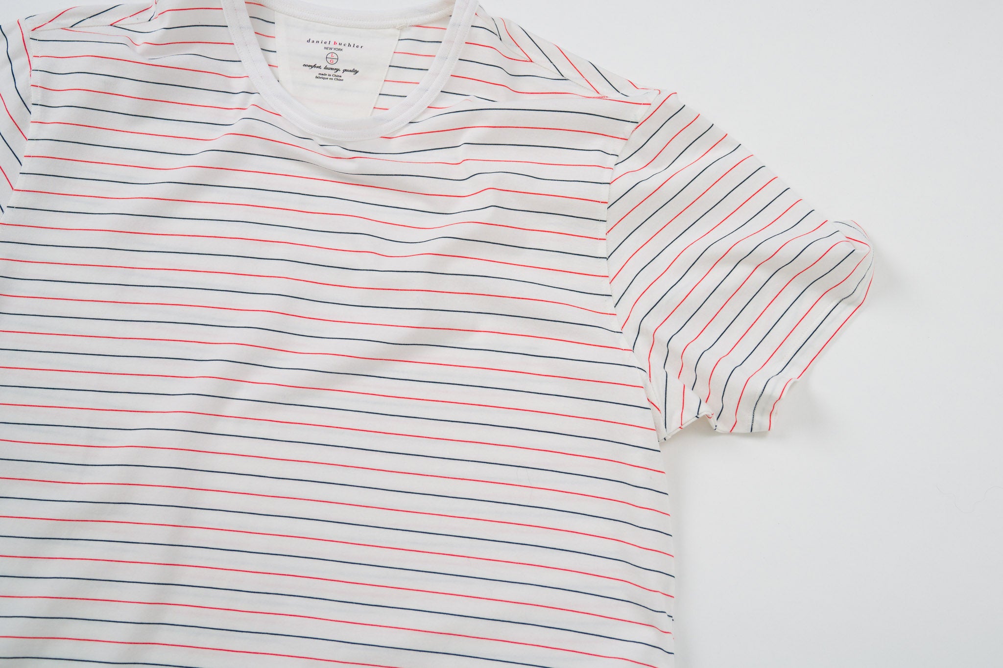Striped Cotton/Modal T-Shirt