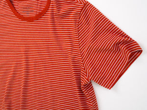 Cotton/Modal Striped Crewneck